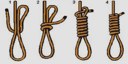 How to tie a noose