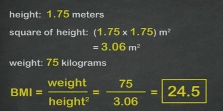 How to calculate bmi